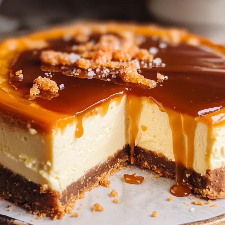 BEST SALTED CARAMEL CHEESECAKE RECIPE