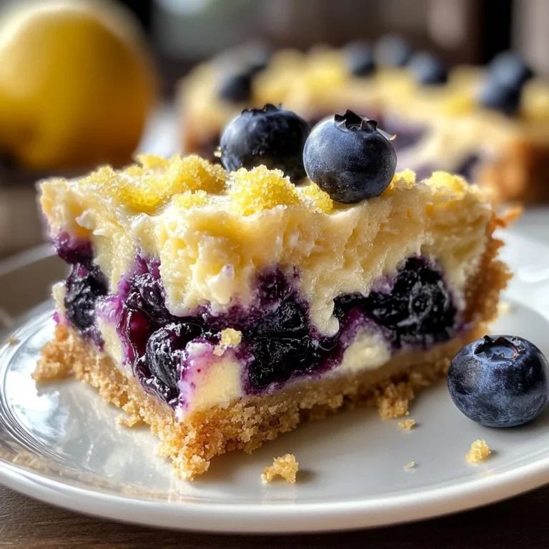 Blueberry Lemon Pie Bars