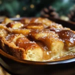 Cardamom Pear Bread Pudding