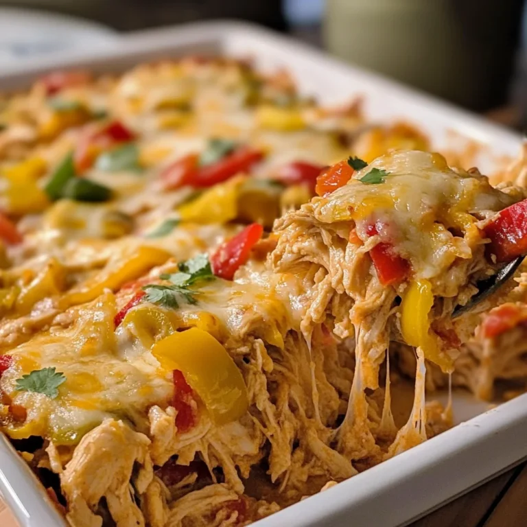 Chicken Fajita Casserole