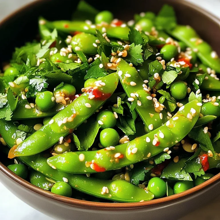Chili Crisp Snap Pea Salad for a Fresh Spring Boost