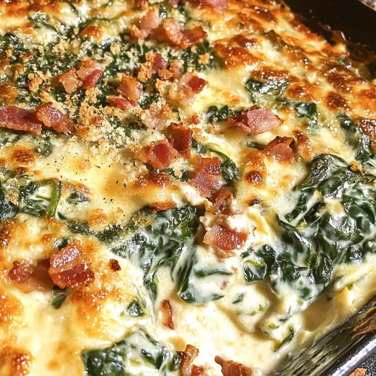 Creamed Spinach Bake