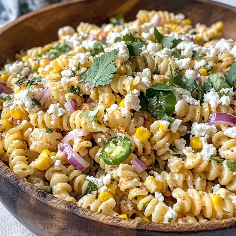 Elote Pasta Salad Recipe (Mexican Street Corn)