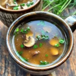 Ginger Garlic Mushroom Broth