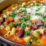 Hearty Italian Pasta Fagioli Soup