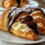 Indulgent Boston Cream Pie Croissants for Your Sweet Tooth