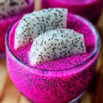Low Calorie Dragon Fruit Chia Seed Pudding