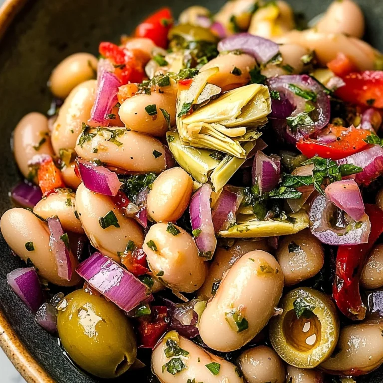 Marinated Butter Beans