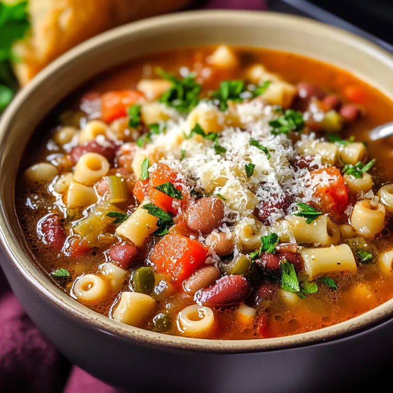 Olive Garden Pasta Fagioli Soup (Pasta Fazool)