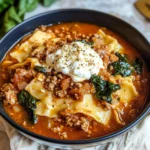 One Pot Lasagna Soup