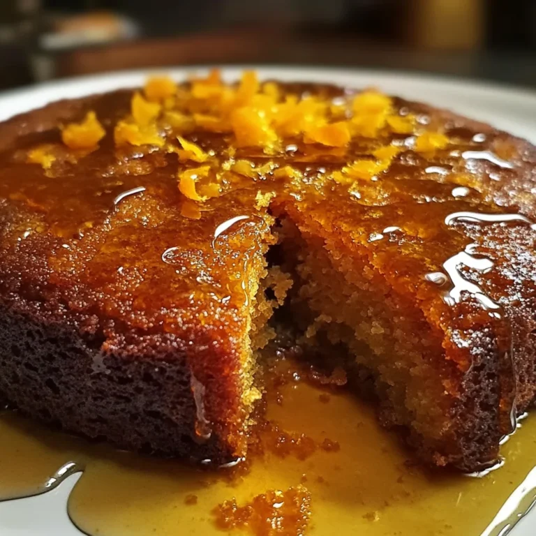 Orange & Cardamom Date Cake with Honey Drizzle