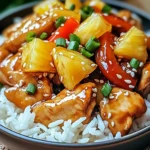 Pineapple Chicken and Rice: Quick Tropical Delight for Dinner