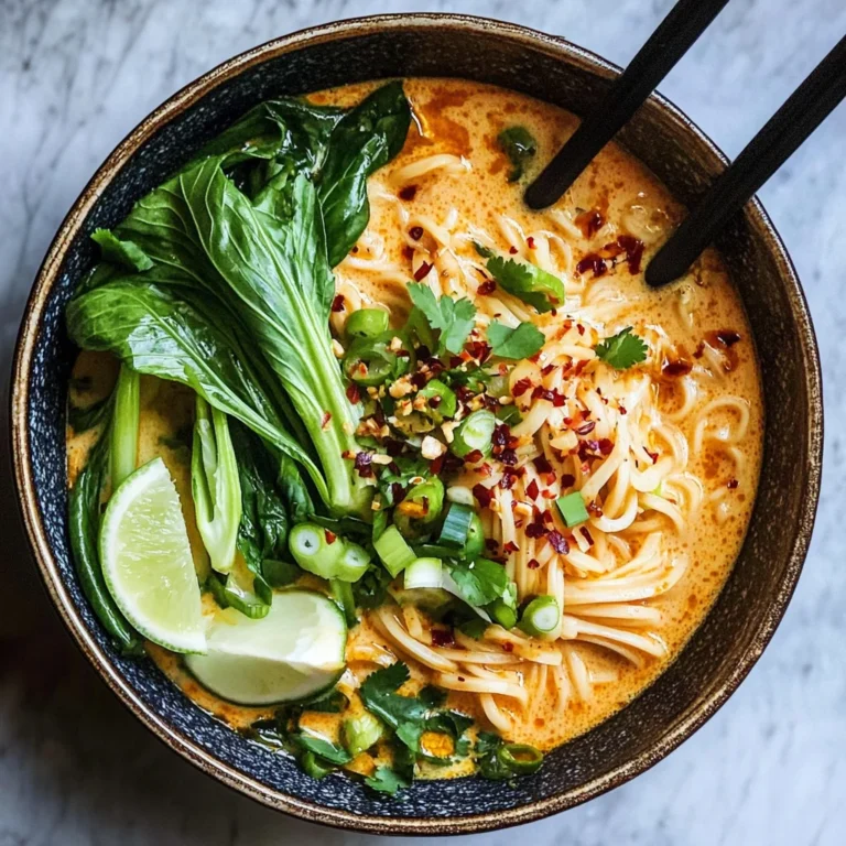 Quick Spicy Coconut Noodles