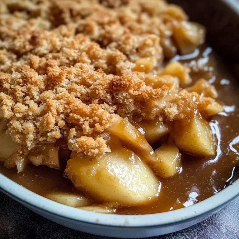 Toffee Apple Crumble
