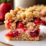 Vegan Strawberry Crumb Cake