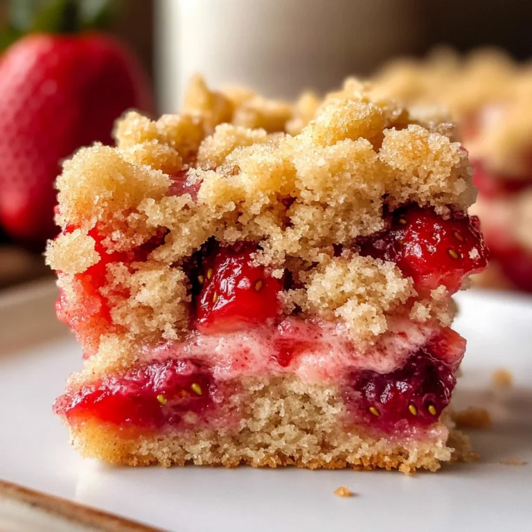 Vegan Strawberry Crumb Cake