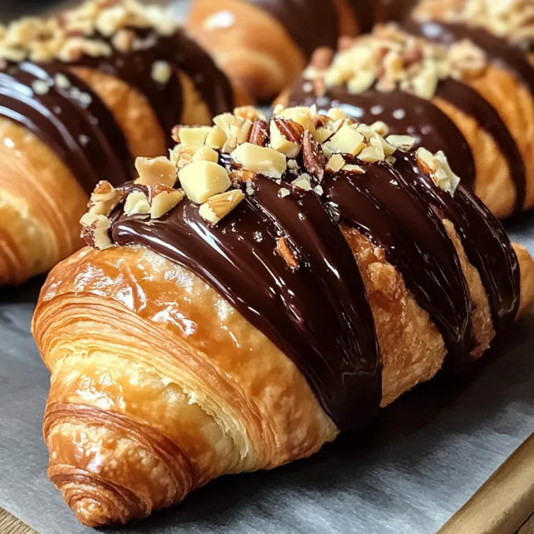 Boston Cream Pie Croissants - Decadent Pastry Dream