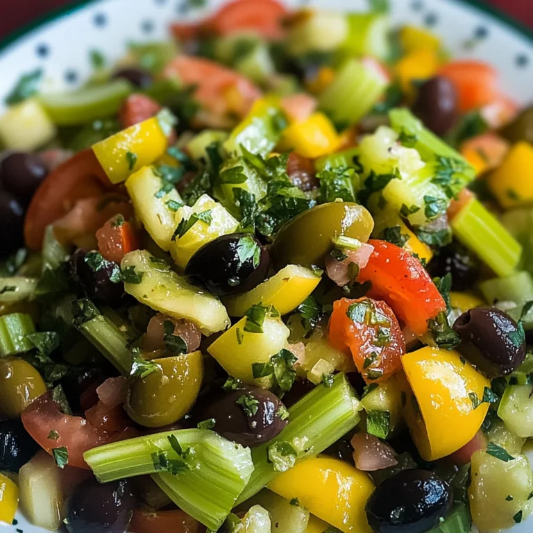 Celery And Olive Salad Recipe