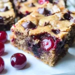Chocolate Chip Cherry Bars