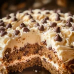 Chocolate Chip Cookie Cake Recipe with Buttercream Frosting