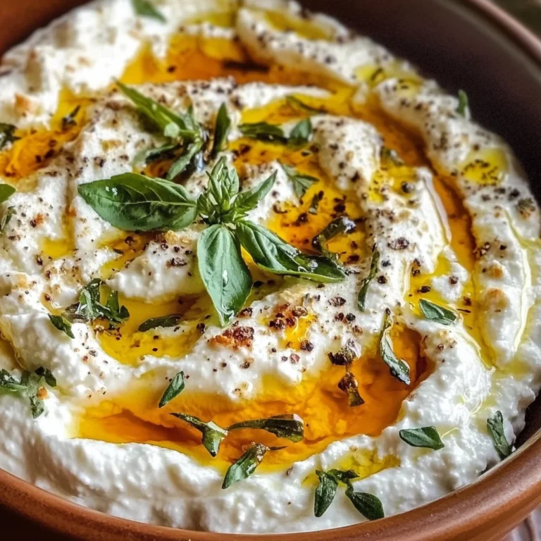 Delicious Ricotta Dip with Hot Honey
