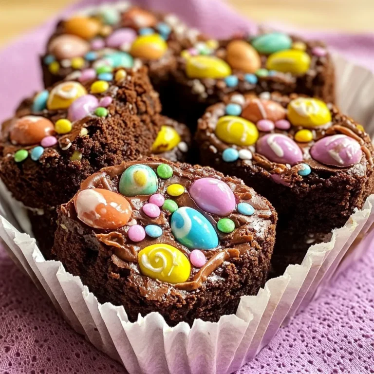 Easter Egg Brownies