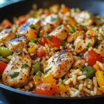 Easy Chicken Pepper Rice Skillet Recipe for Bold, Home-Cooked Flavor