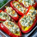 Feta Stuffed Peppers