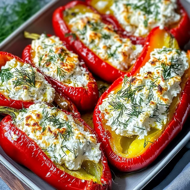 Feta Stuffed Peppers
