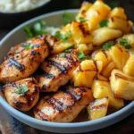 Grilled Chicken and Pineapple