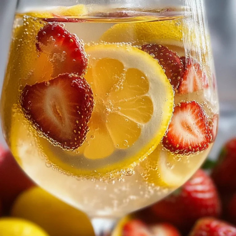 Limoncello Sangria – A Bright & Citrusy Twist on a Classic
