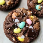 Mini Egg Brownie Cookies