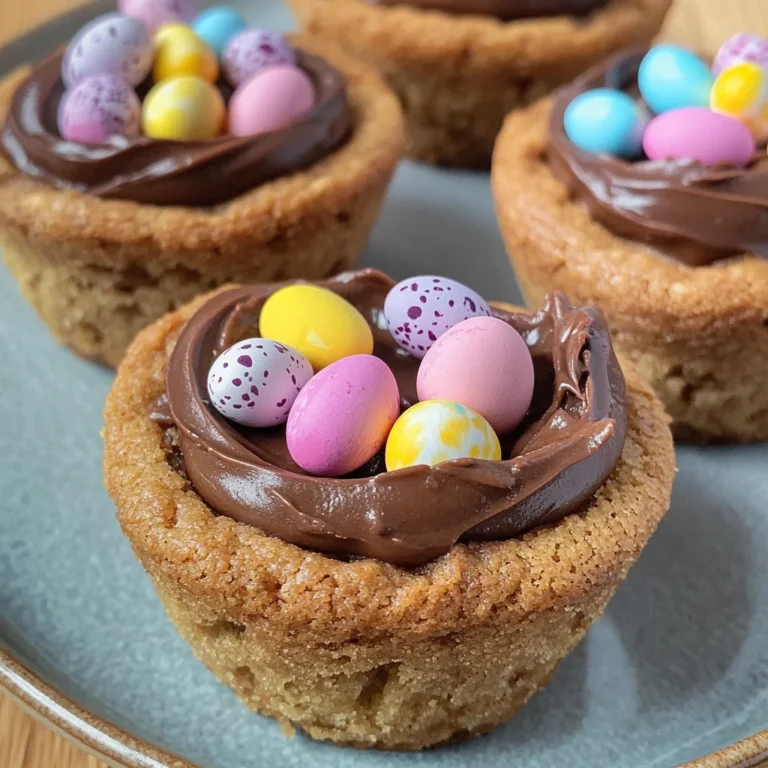 Mini Egg Cookie Cups