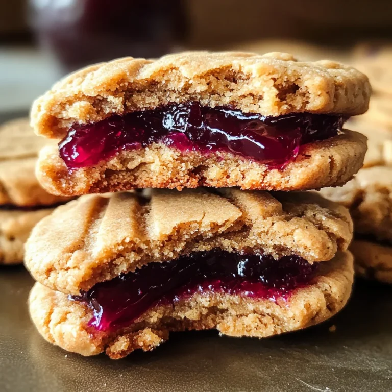 PB&J Stuffed Cookies
