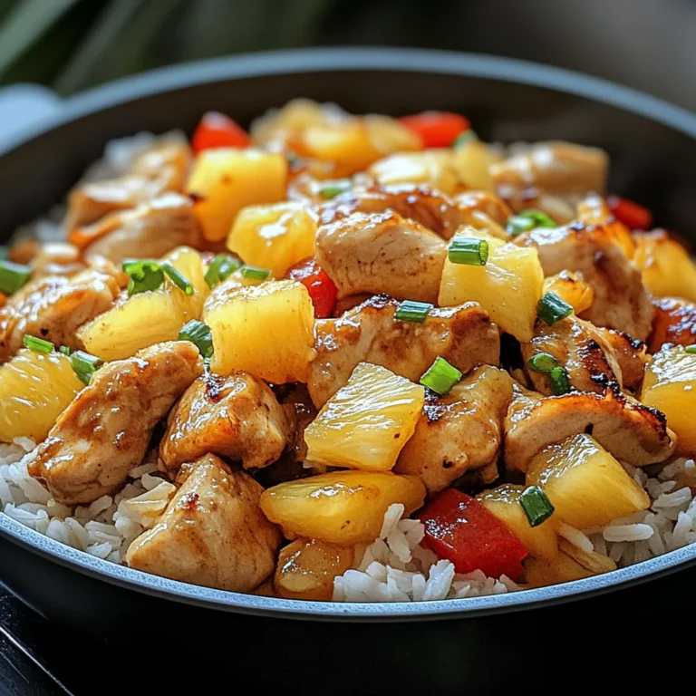 Pineapple Chicken and Rice: A Tropical Delight Recipe