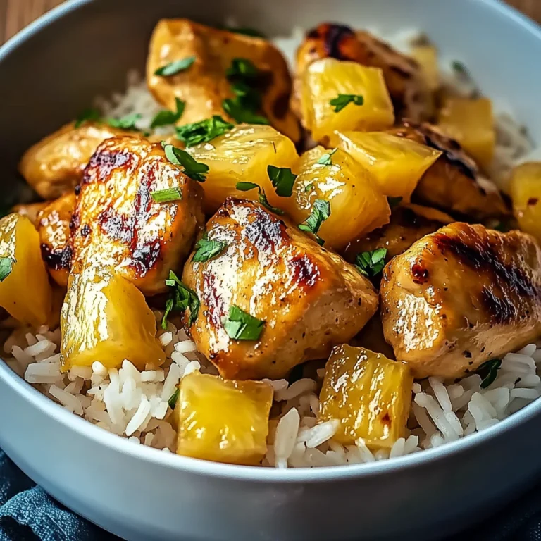 Pineapple Chicken and Rice Recipe