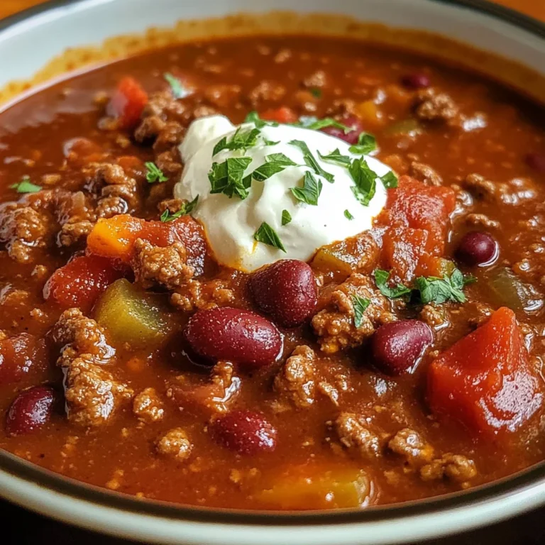 Slow Cooker Chili Recipe