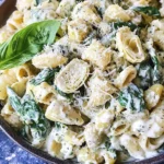 Spinach Artichoke Pasta Salad