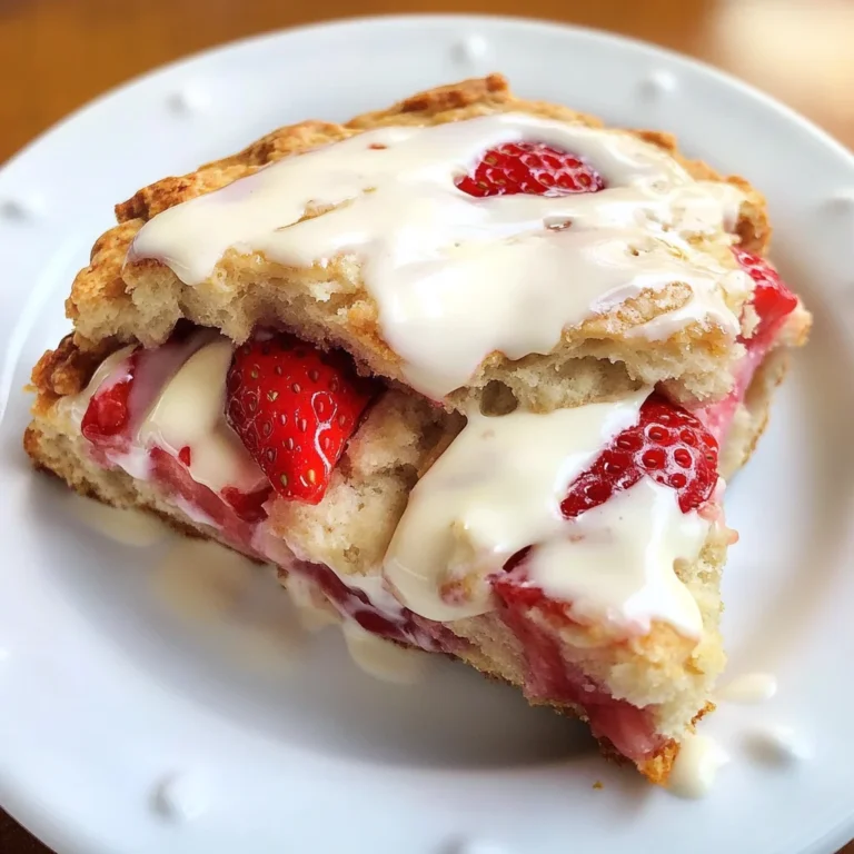 Strawberries and Cream Scones