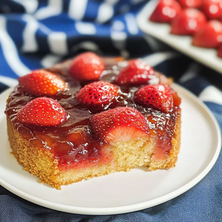 Strawberry Upside Down Cake