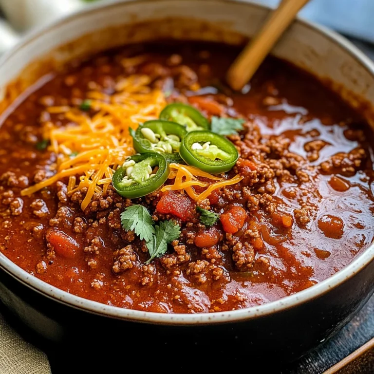 Texas No Beans Chili