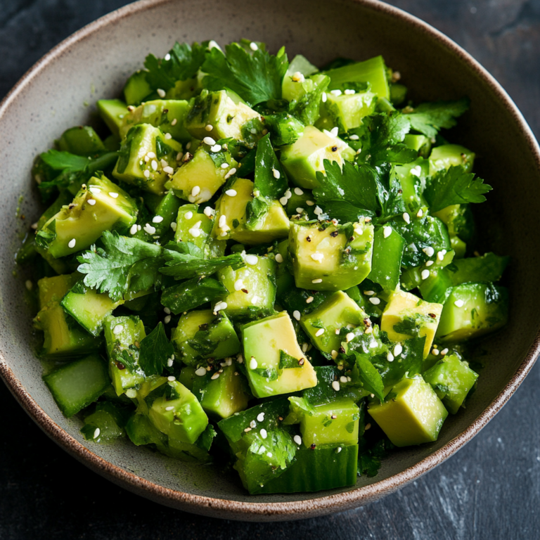 Celery and Avocado Salad