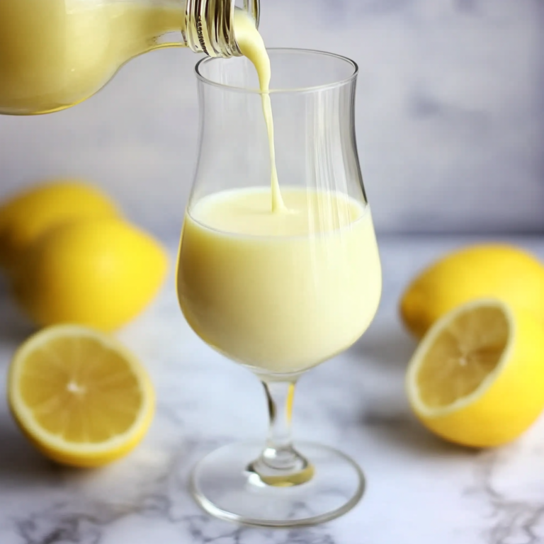 Homemade Crema di Limoncello
