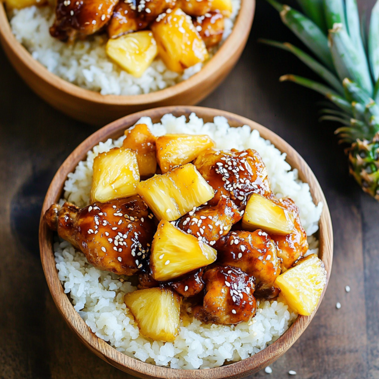 Sticky Pineapple Chicken