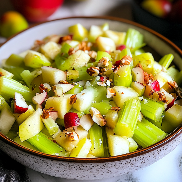 Winter Waldorf Salad with Celery and Apples