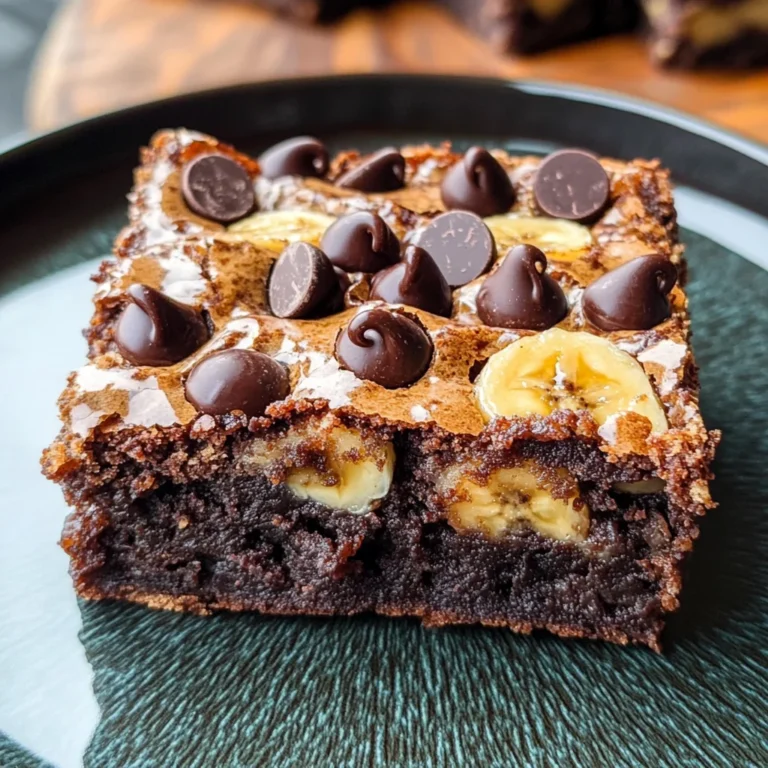 Chunky Monkey Brownies