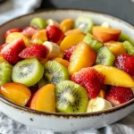 Delicious Easter Fruit Salad with Peach Pie Filling