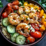 Delicious Easy Mediterranean Shrimp Bowls in Just 25 Minutes