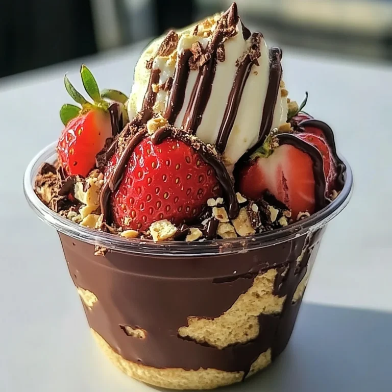 Dubai Chocolate Strawberry Cup