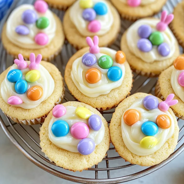 Easter Bunny Sugar Cookie Cups